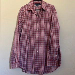Polo Checkered Blake Button Up- Size:XL